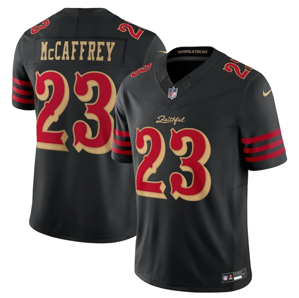 San Francisco 49ers Black 2025 Rivalries Collection Game Jersey