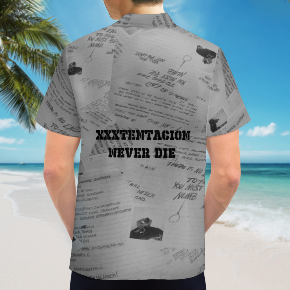 《17》-XXXTENTACION Vintage Custom Hawaiian shirt