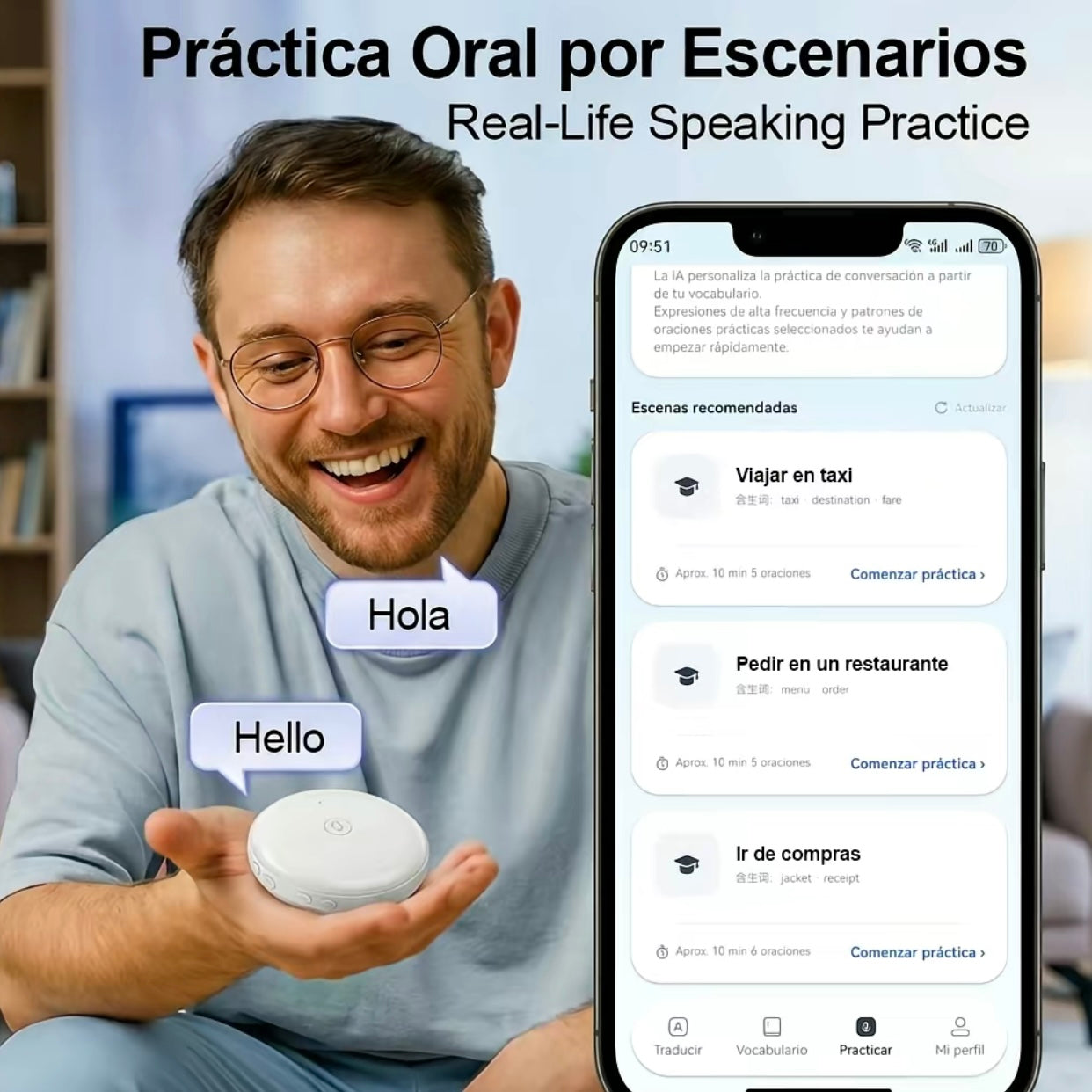 AI Real-Time Language Practice Companion