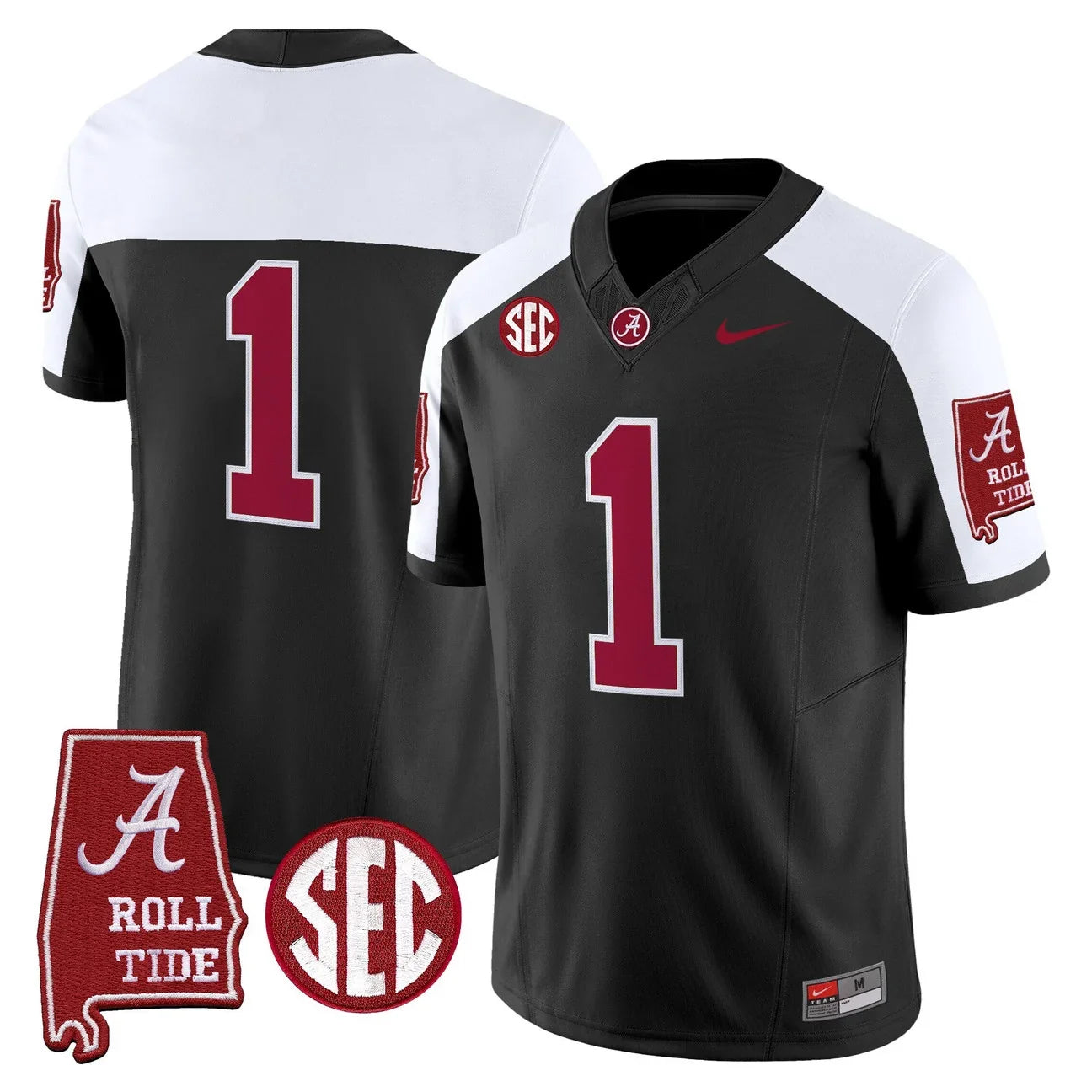 Men's Alabama Crimson Tide 2026 Vapor Limited Jersey - Alabama Map - All Stitched