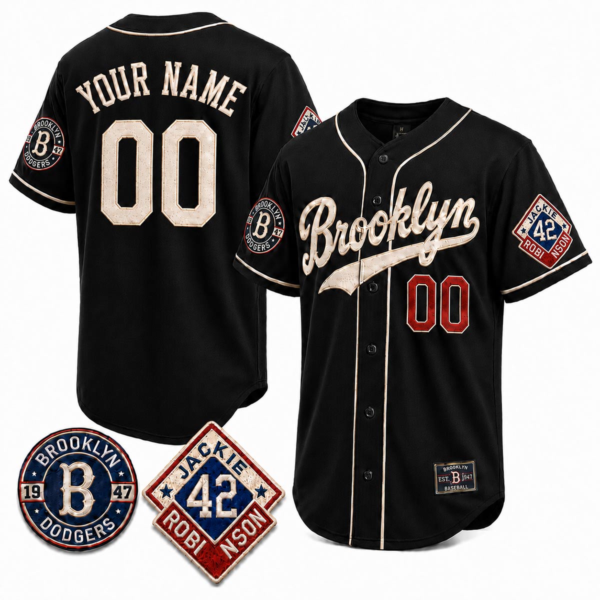 42 Robinson Legacy Heritage Custom Baseball Stitched Jersey