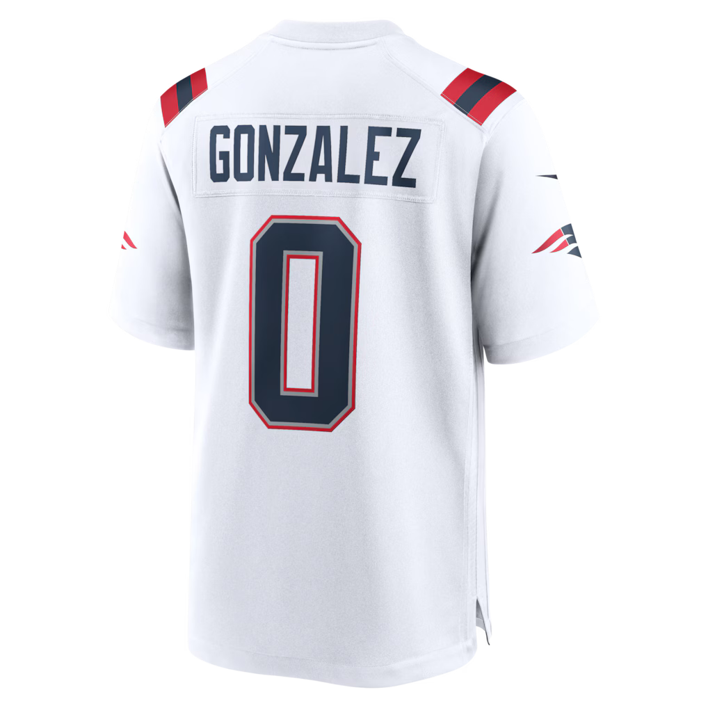 New England Patriots Road Game Super Bowl LX Patch Jersey - White