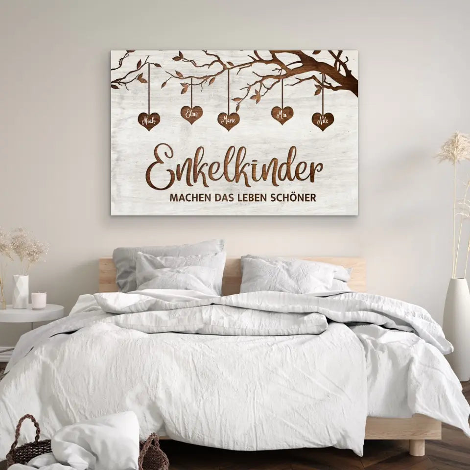 Personalized canvas "Our Family Tree"