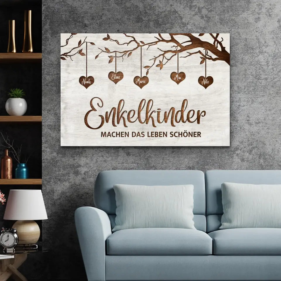 Personalized canvas "Our Family Tree"