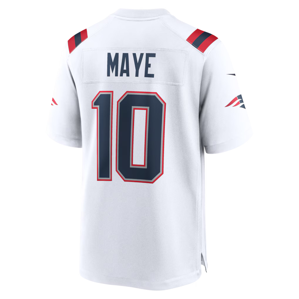 New England Patriots Road Game Super Bowl LX Patch Jersey - White