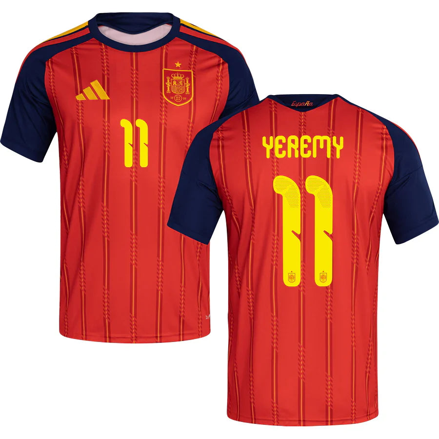 Men’s #11 Yeremy 2026 World Cup Spain Jersey