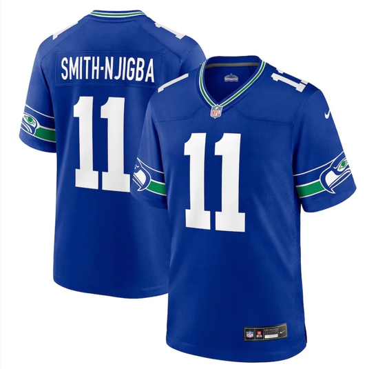 Seattle Seahawks Blue Royal Alternate Game Jersey