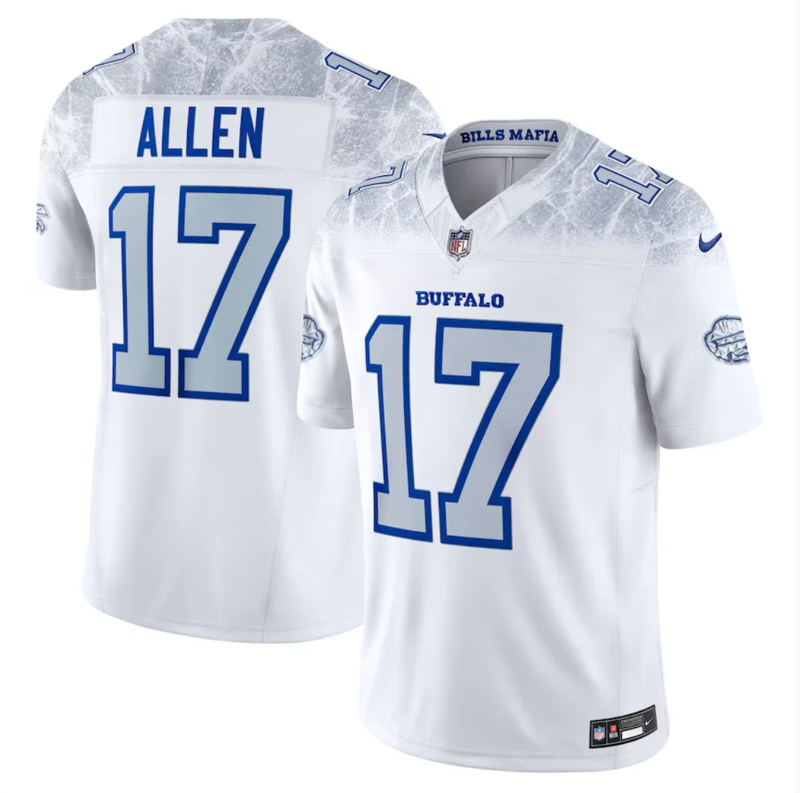 Buffalo Bills White 2025 Rivalries Collection Limited Jersey