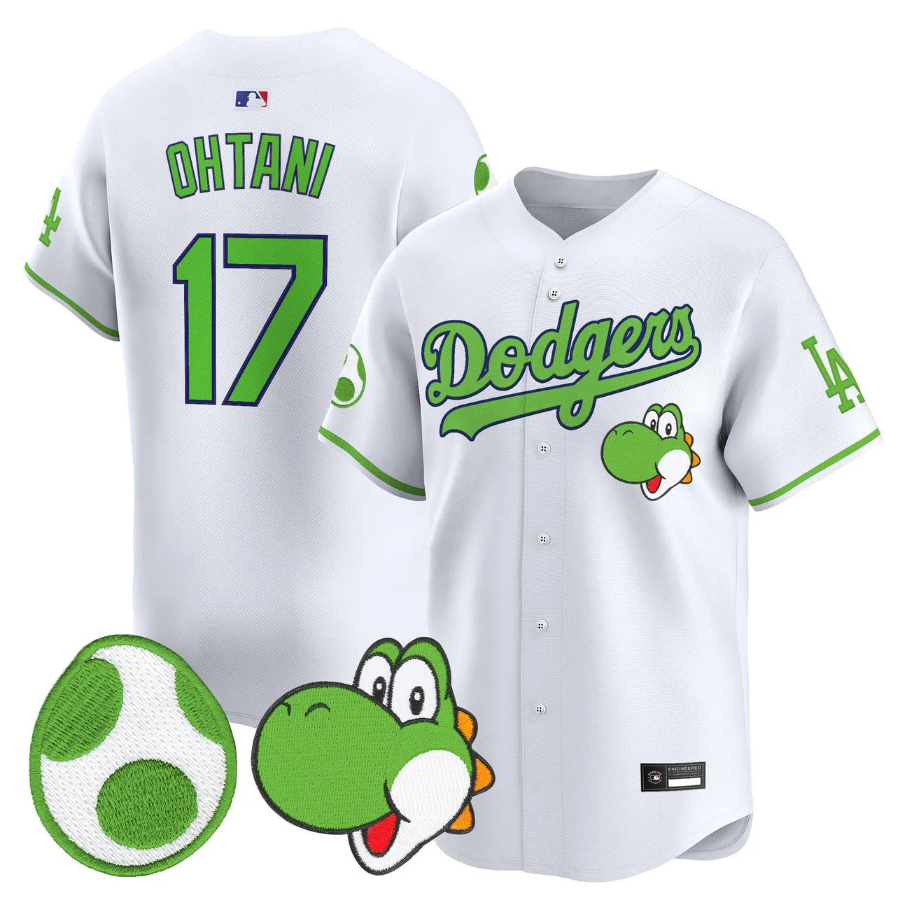 Men's Los Angeles Dodgers x Yoshi Vapor Premier Limited Jersey - All Stitched