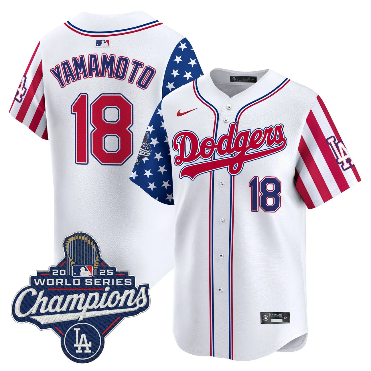 Men's Los Angeles Dodgers "America250 Edition" Vapor Premier Limited Jersey - All Stitched