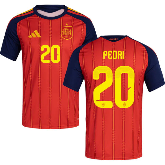 Men’s #20 Pedri 2026 World Cup Spain Jersey