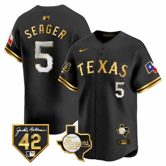 Texas Rangers 2024 Jackie Robinson Patch Vapor Premier Jersey