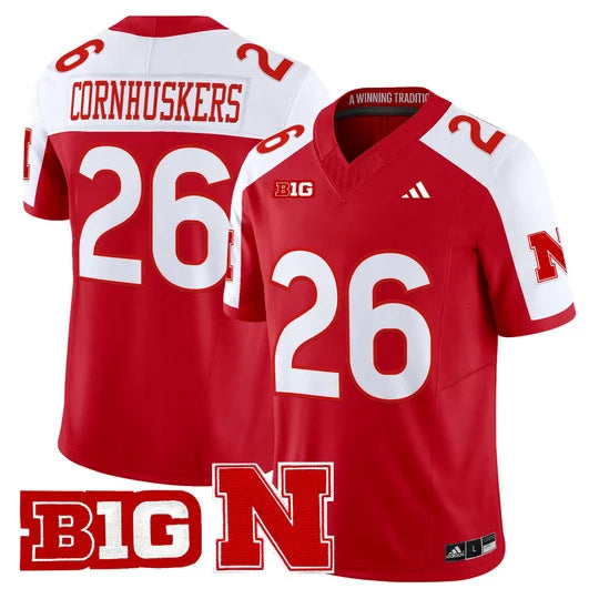 Men's Nebraska Cornhuskers 2026 Vapor Limited Jersey - All Stitched