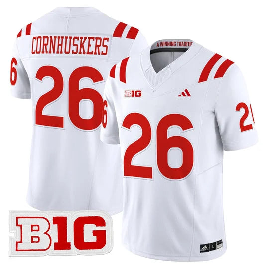 Men's Nebraska Cornhuskers 2026 Vapor Limited Jersey - All Stitched