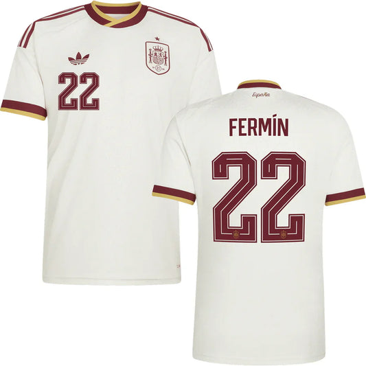 Men’s #22 Fermin 2026 World Cup Spain Jersey