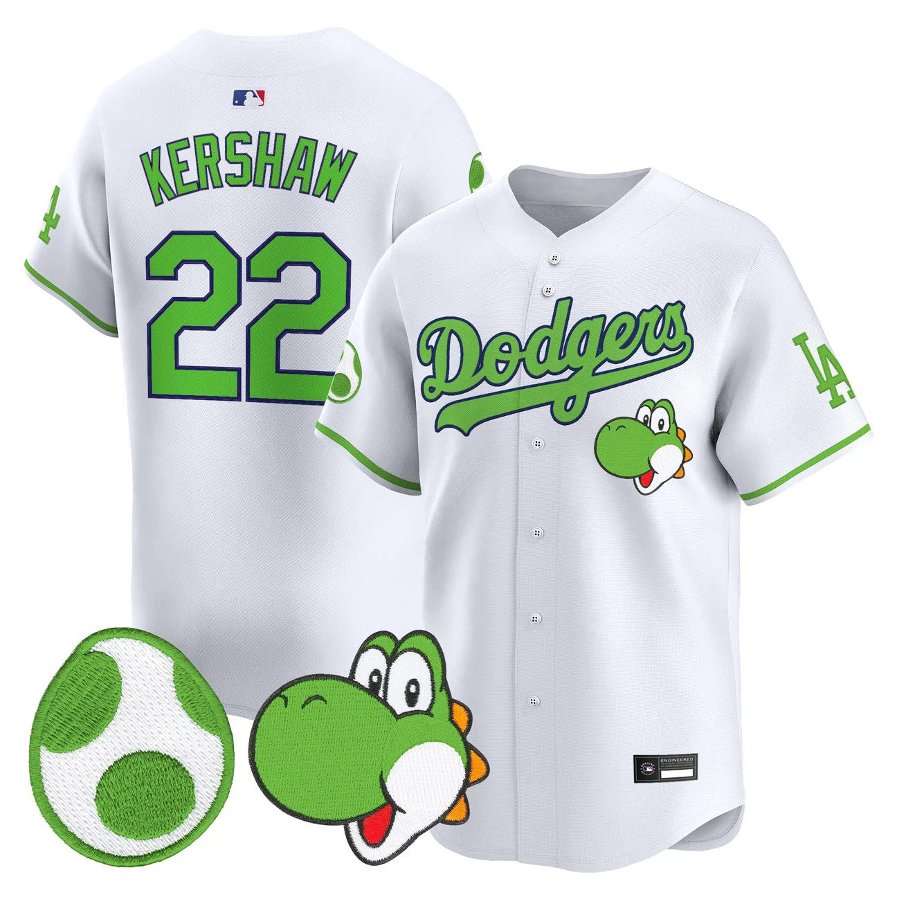 Men's Los Angeles Dodgers x Yoshi Vapor Premier Limited Jersey - All Stitched
