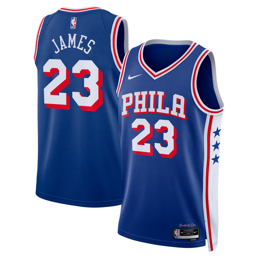 LeBron James Philadelphia 76ers  Swingman Jersey - Icon Edition - Royal