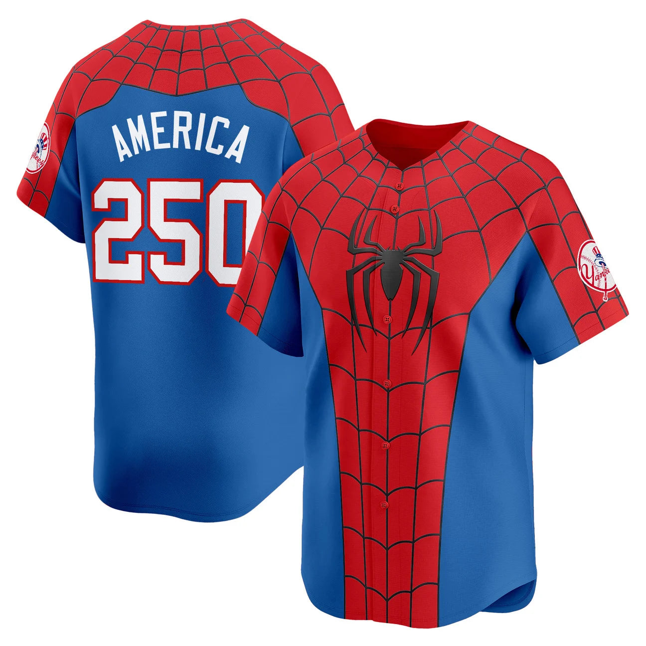 New York Yankees x Spider Man Brand New Day Vapor Premier Limited Jersey - Stitched