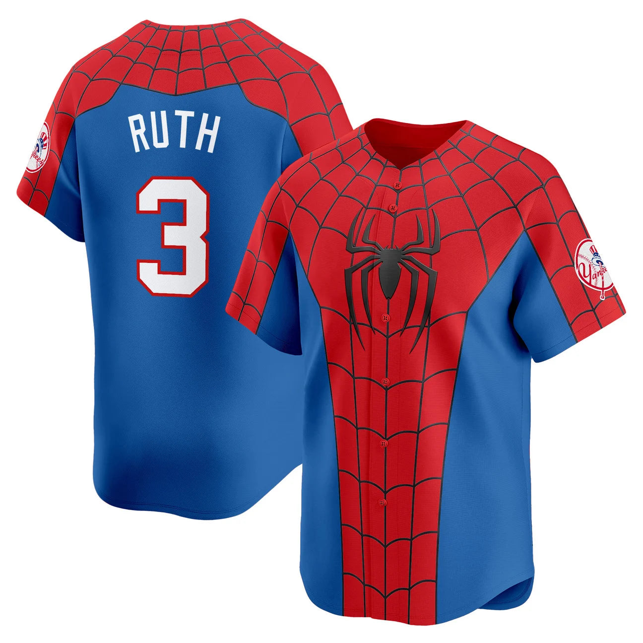 New York Yankees x Spider Man Brand New Day Vapor Premier Limited Jersey - Stitched