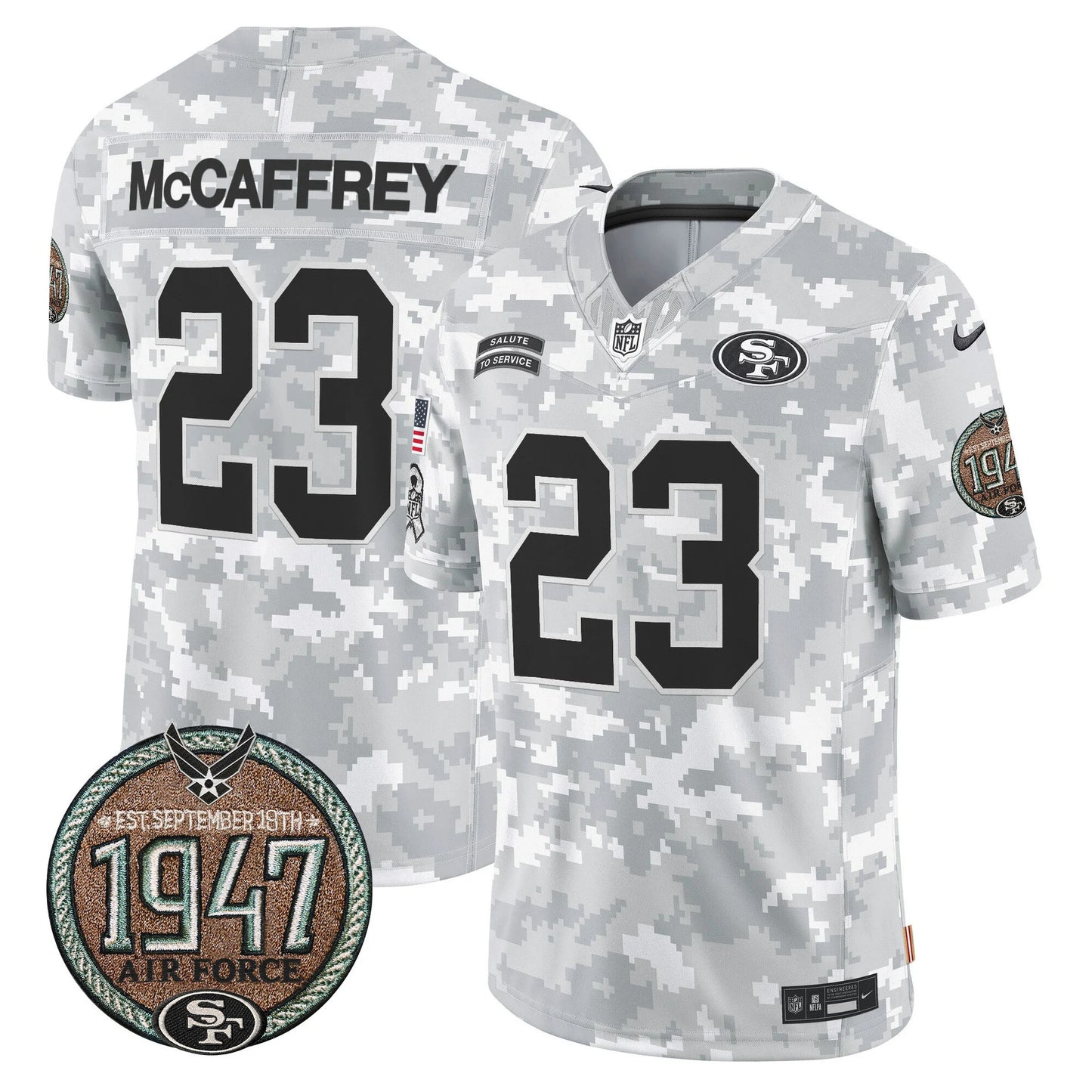 San Francisco 49ers 2024 Salute to Service Vapor Limited Jersey