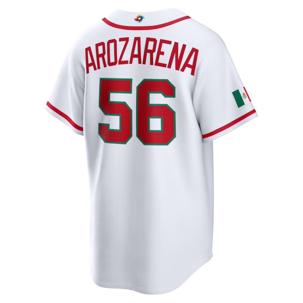 2026 WBC Mexico Stadium Baseball White Jersey – All Stitched