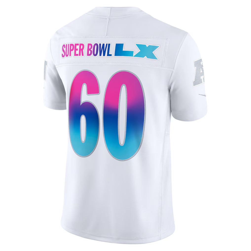 White Super Bowl LX Vapor F.U.S.E. Limited Jersey