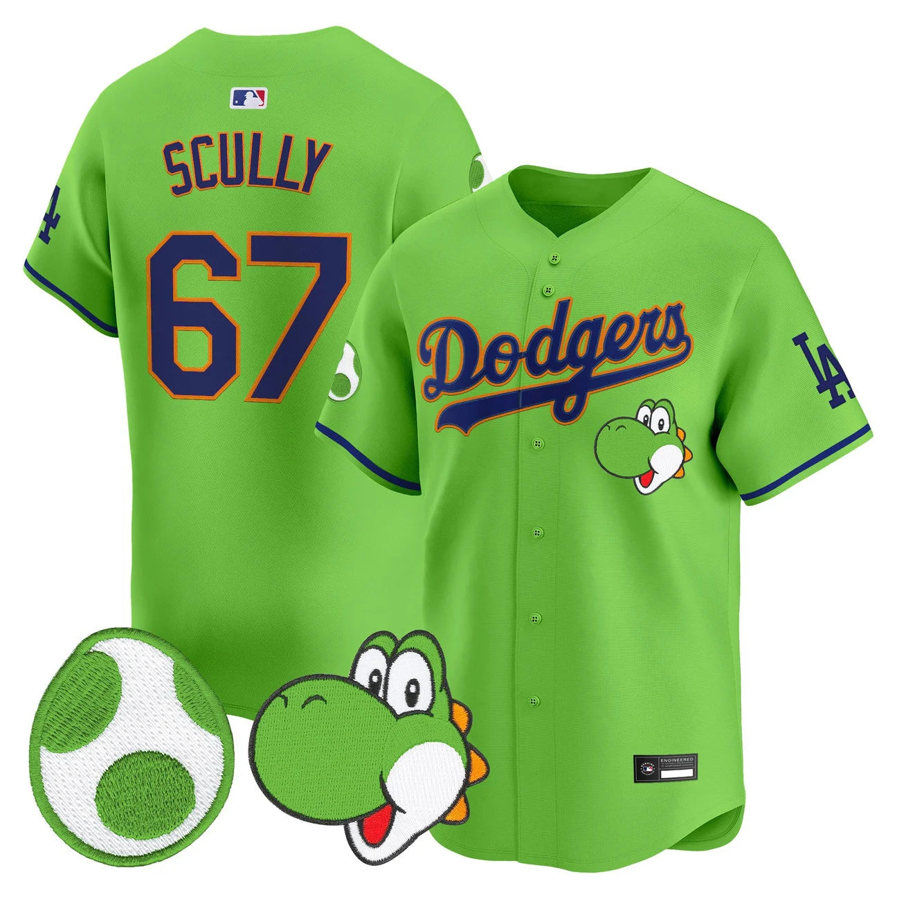 Men's Los Angeles Dodgers x Yoshi Vapor Premier Limited Jersey - All Stitched