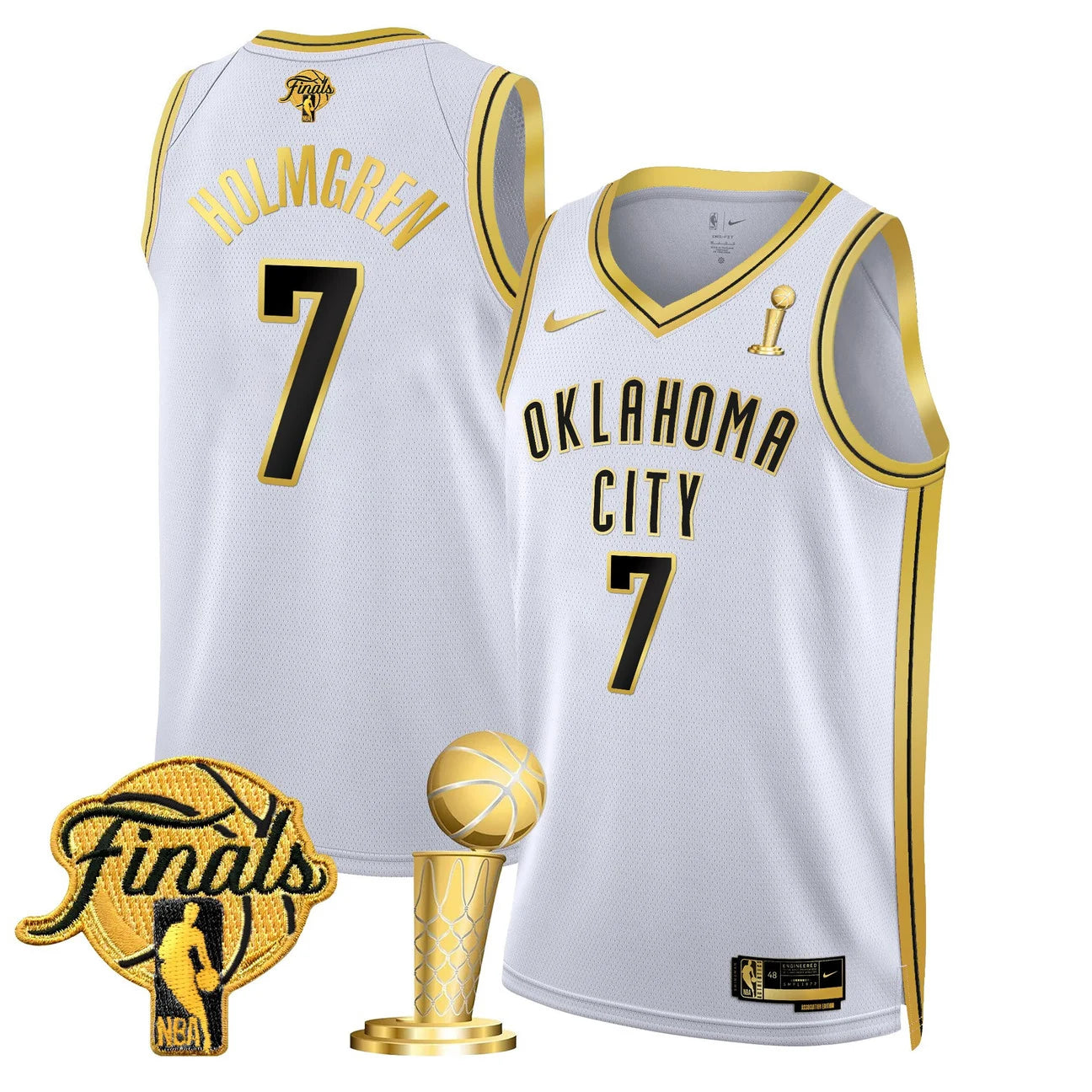 Men's Oklahoma City Thunder 2025 Champions Swingman Jersey - All Stitched