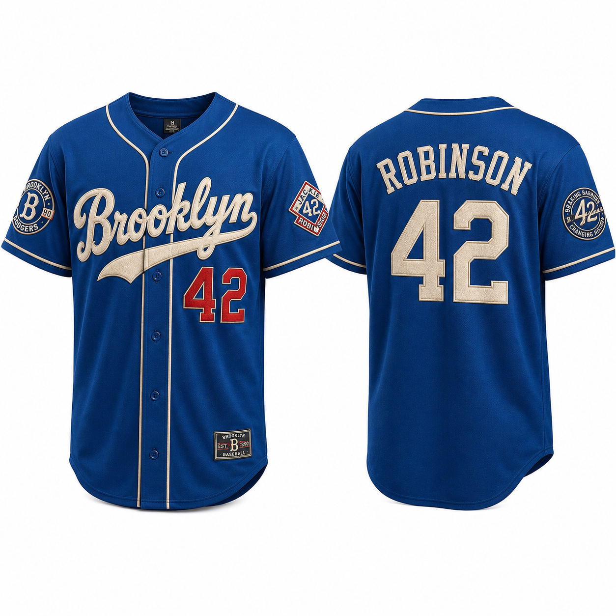 42 Legacy Heritage Embroidered Baseball Jersey
