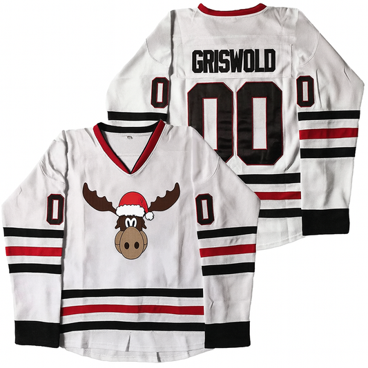 【Black Friday Price🔥】Christmas Style 'Griswold' Embroidered Hockey Jersey - Coieh