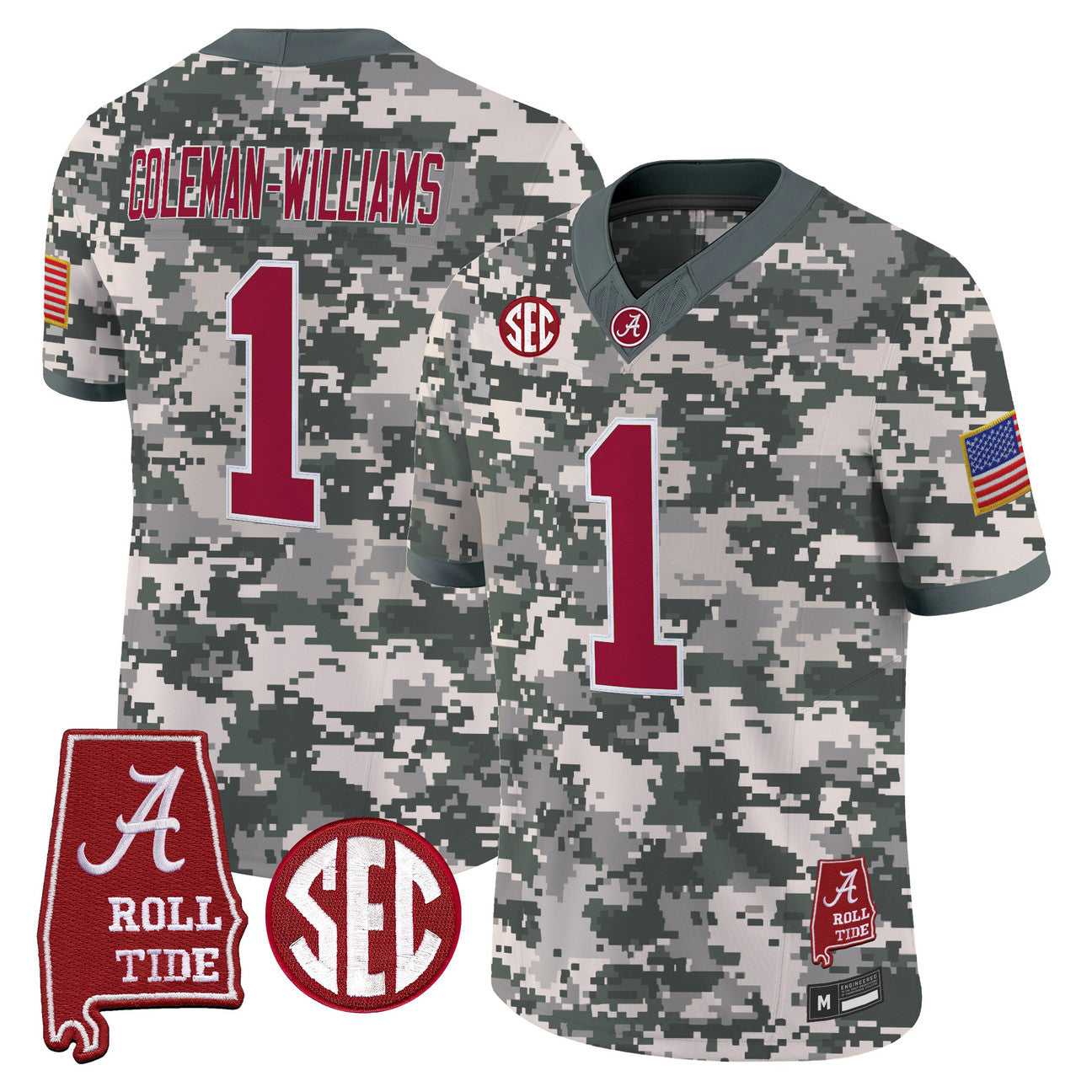 Alabama Camouflage Football Jersey 2026