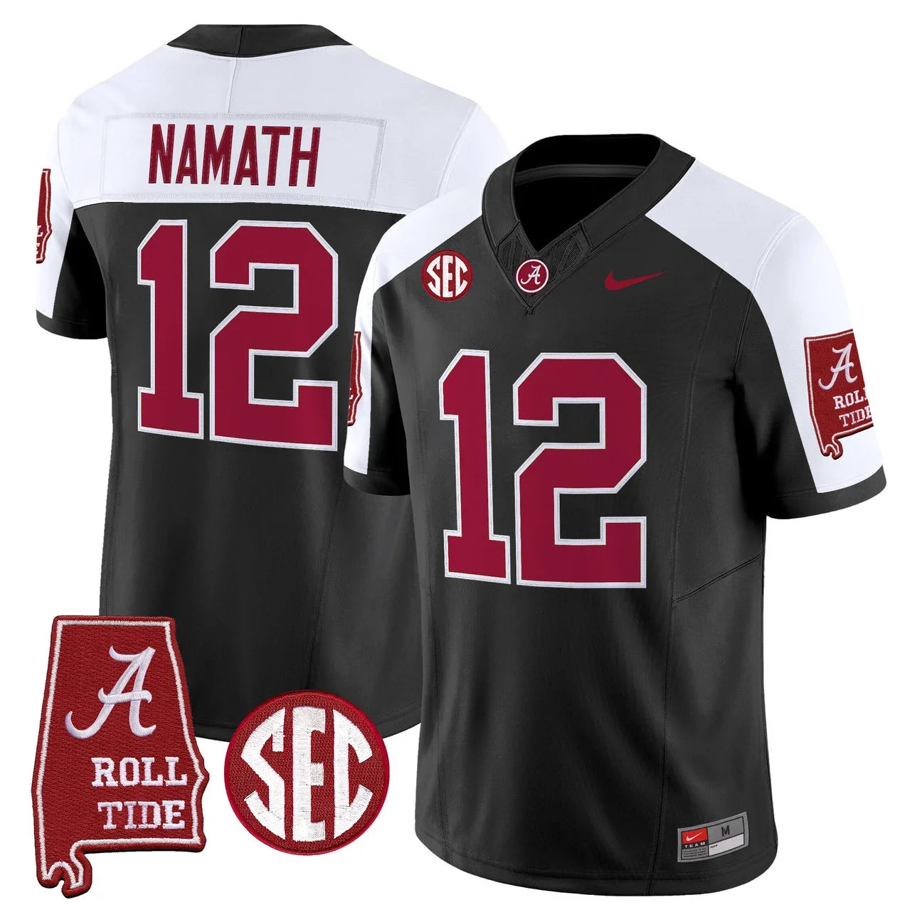 Men's Alabama Crimson Tide 2026 Vapor Limited Jersey - Alabama Map - All Stitched