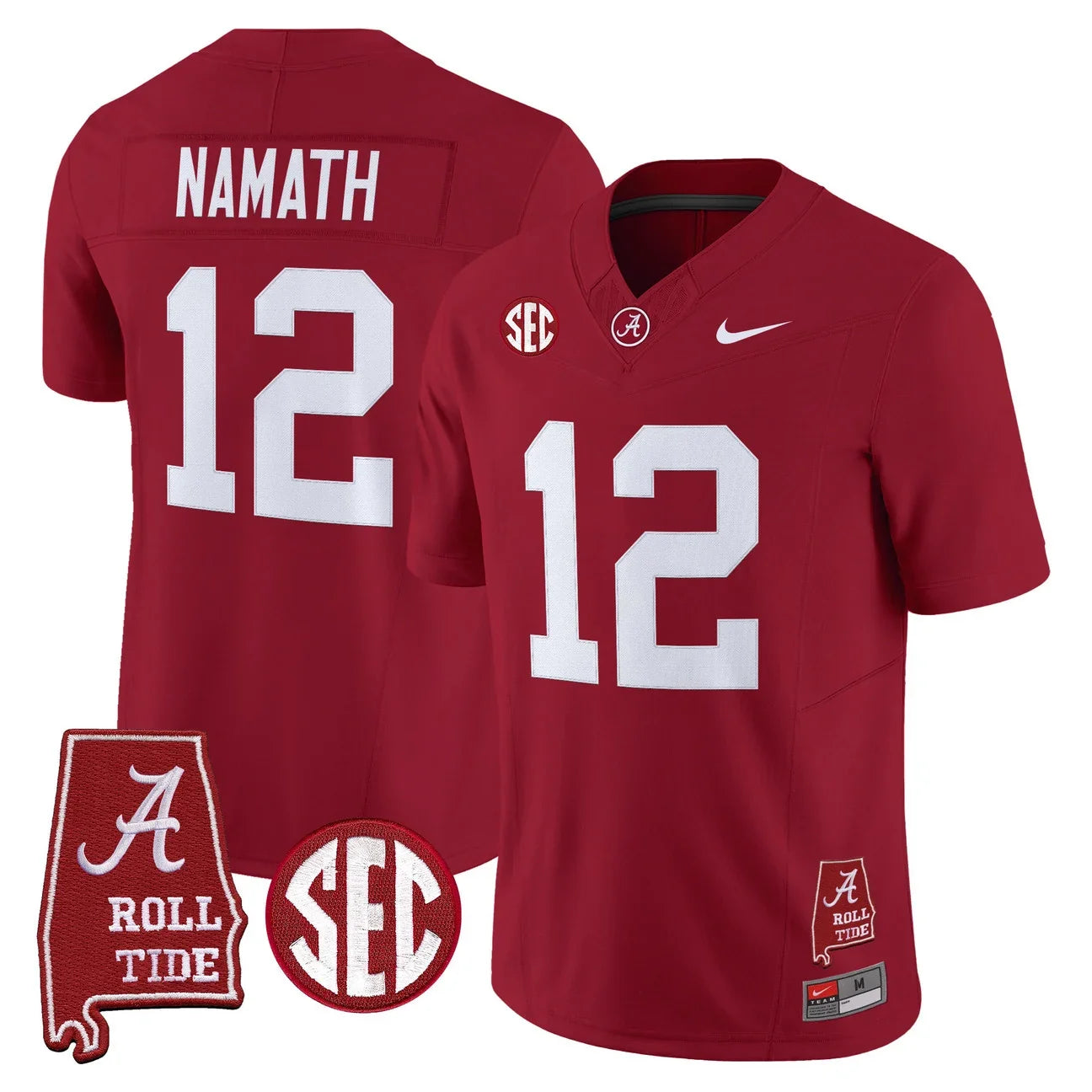 Men's Alabama Crimson Tide 2026 Vapor Limited Jersey - Alabama Map - All Stitched