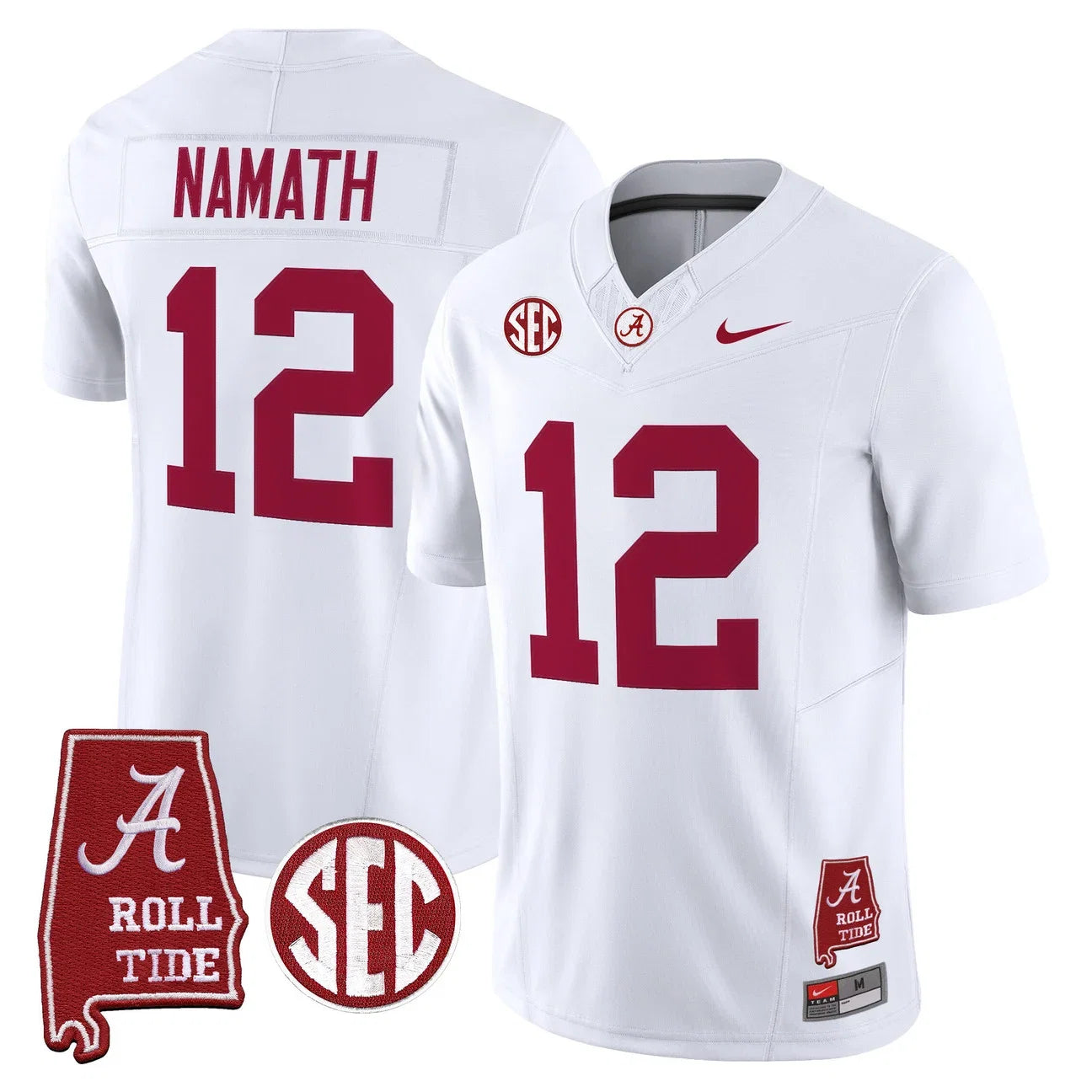 Men's Alabama Crimson Tide 2026 Vapor Limited Jersey - Alabama Map - All Stitched