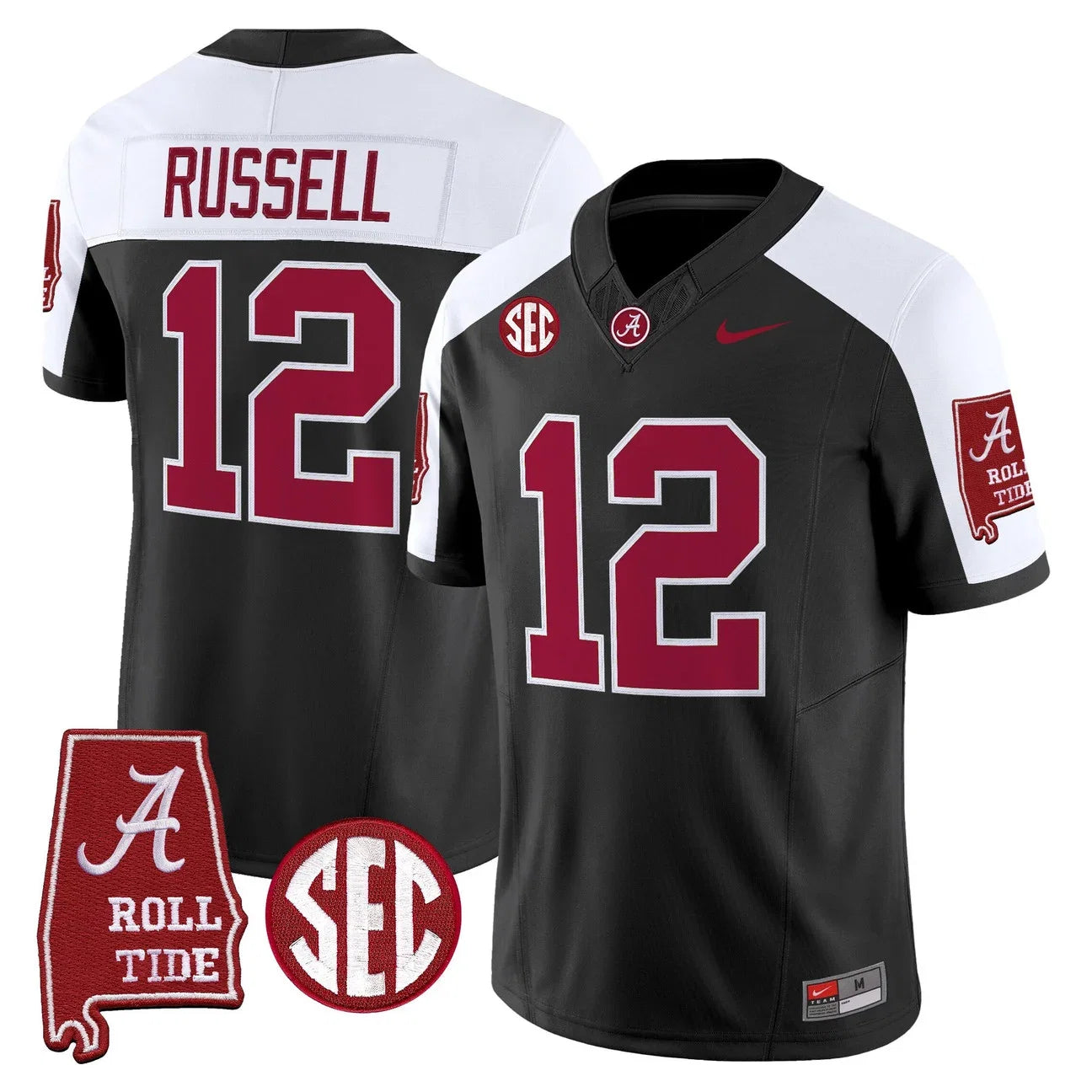 Men's Alabama Crimson Tide 2026 Vapor Limited Jersey - Alabama Map - All Stitched