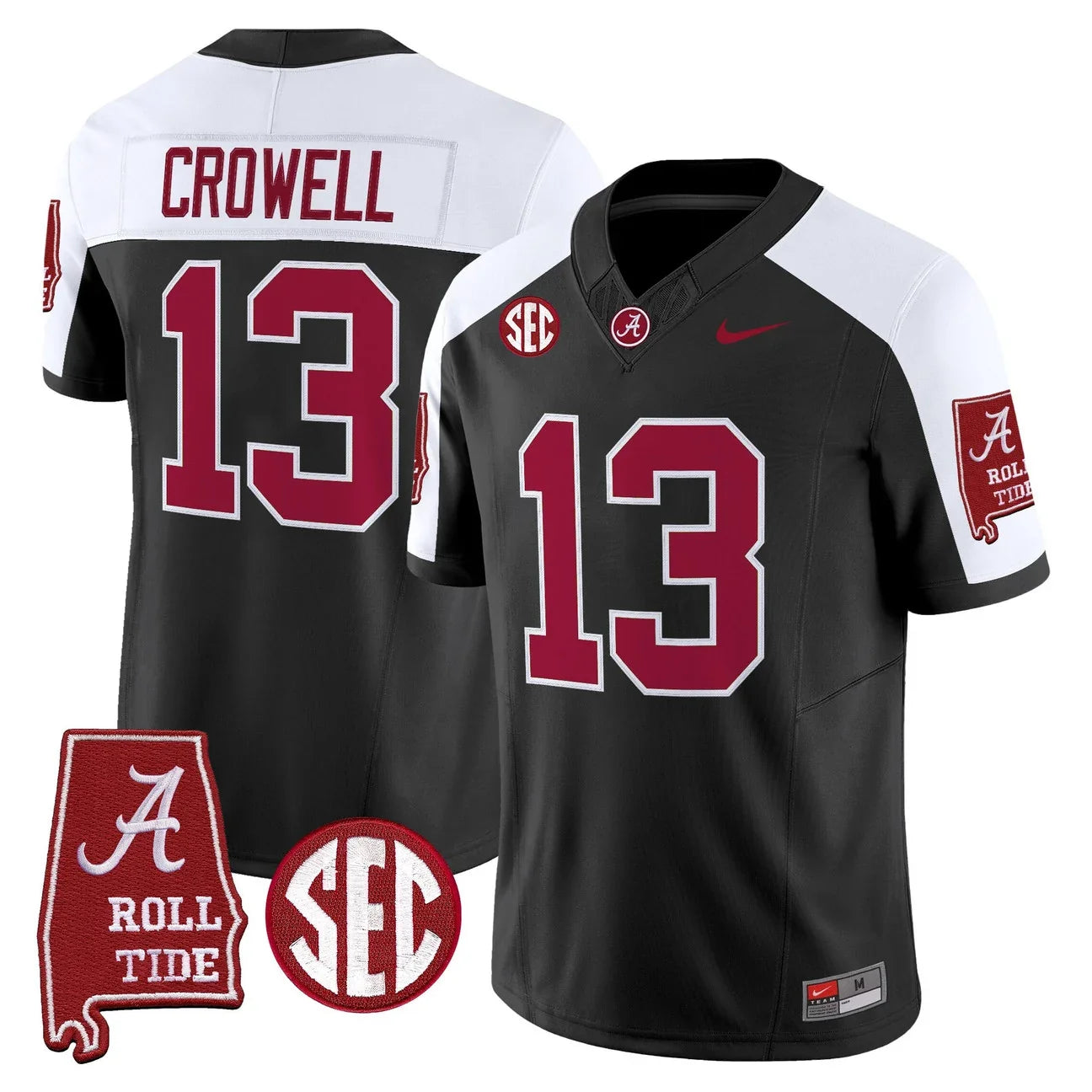 Men's Alabama Crimson Tide 2026 Vapor Limited Jersey - Alabama Map - All Stitched