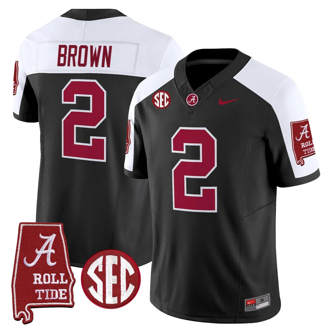 Men's Alabama Crimson Tide 2026 Vapor Limited Jersey - Alabama Map - All Stitched