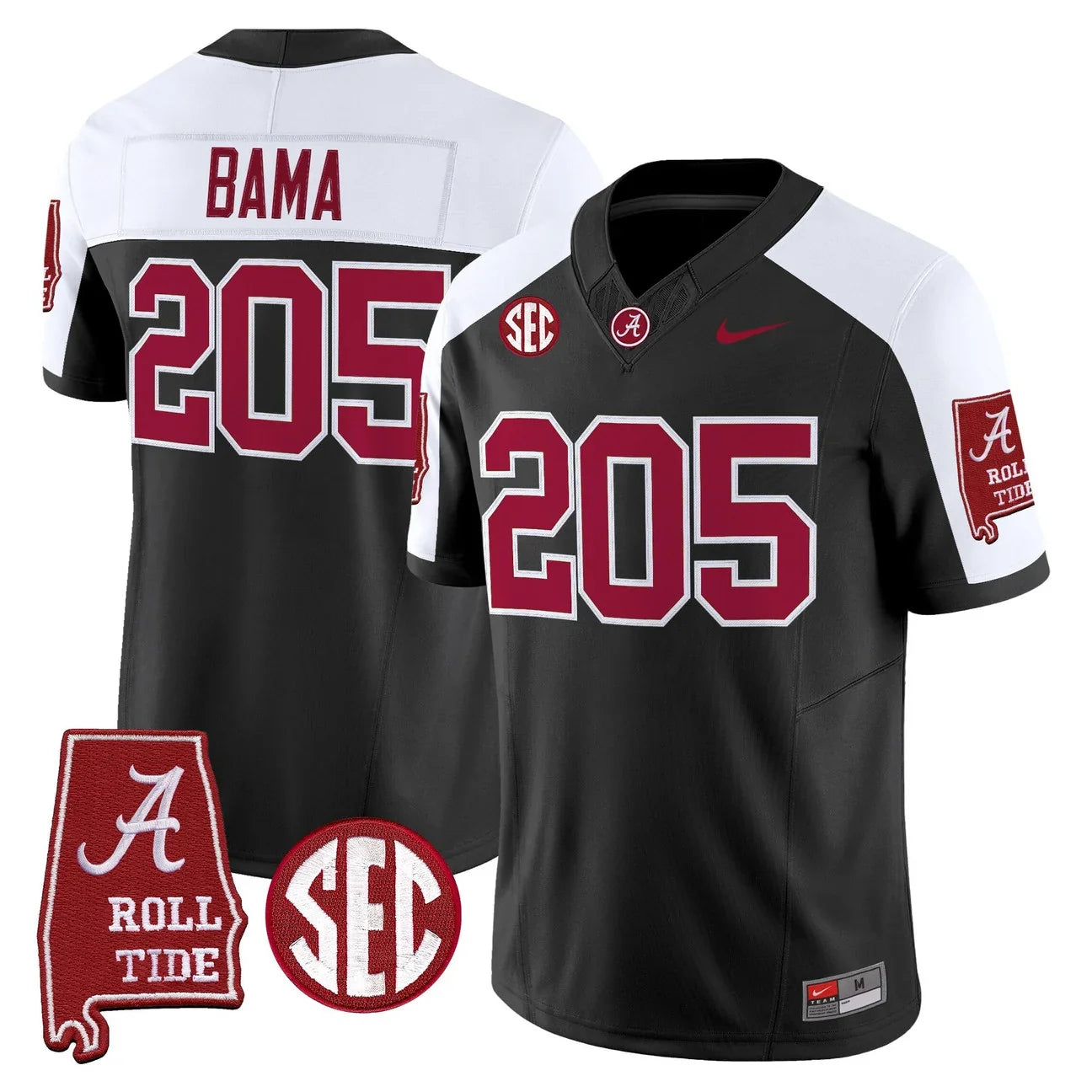 Men's Alabama Crimson Tide 2026 Vapor Limited Jersey - Alabama Map - All Stitched
