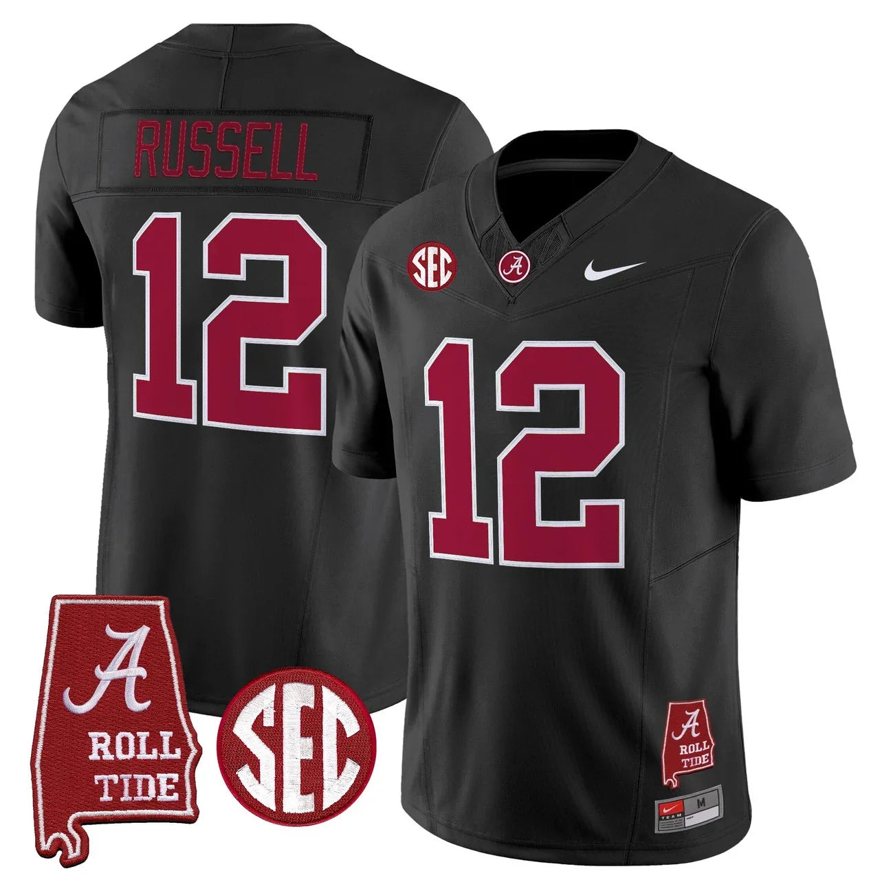 Men's Alabama Crimson Tide 2026 Vapor Limited Jersey - Alabama Map - All Stitched