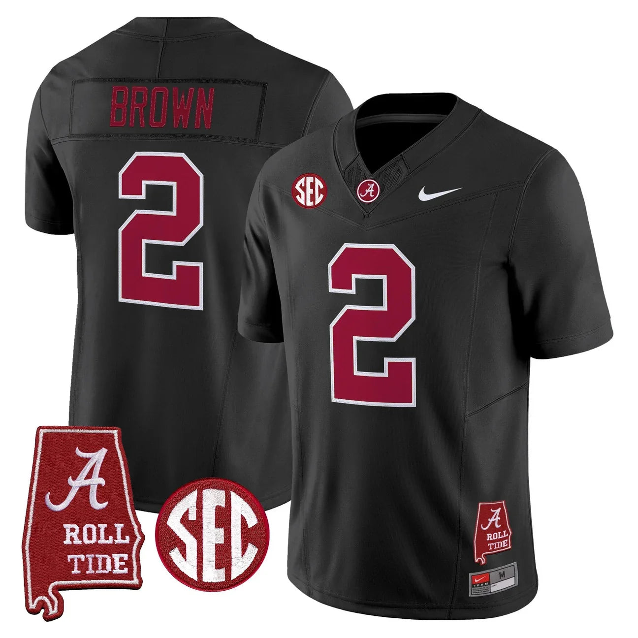 Men's Alabama Crimson Tide 2026 Vapor Limited Jersey - Alabama Map - All Stitched
