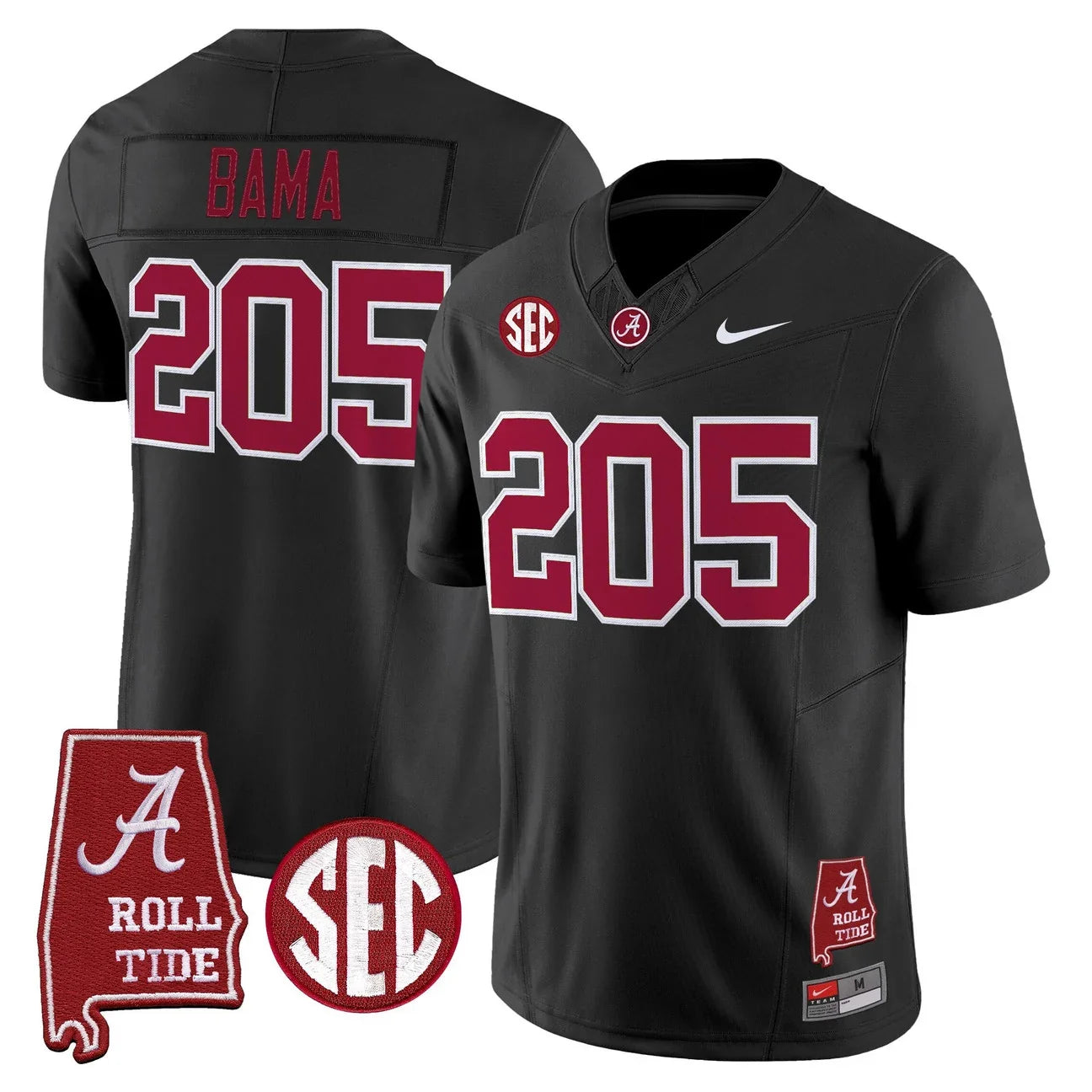 Men's Alabama Crimson Tide 2026 Vapor Limited Jersey - Alabama Map - All Stitched