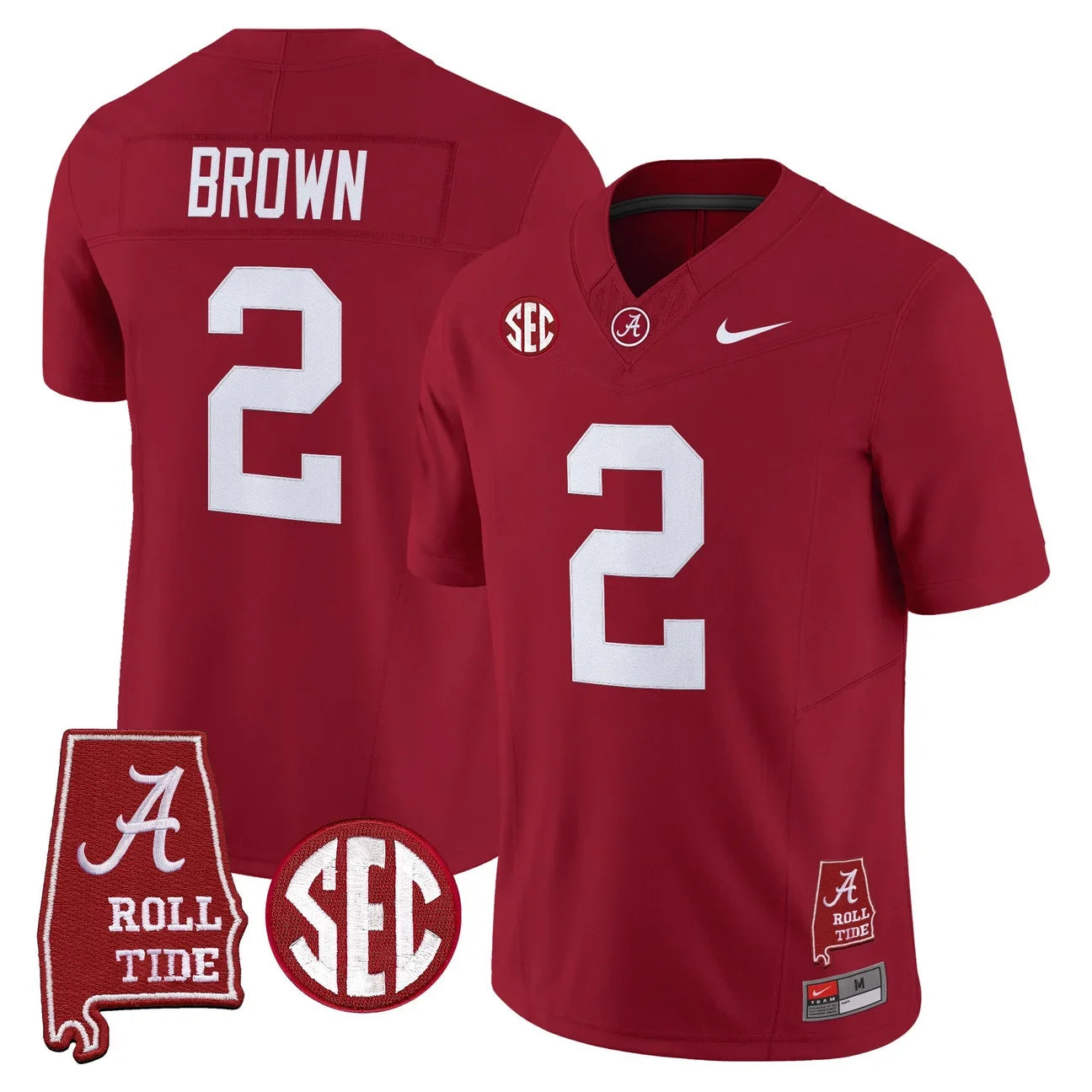 Men's Alabama Crimson Tide 2026 Vapor Limited Jersey - Alabama Map - All Stitched