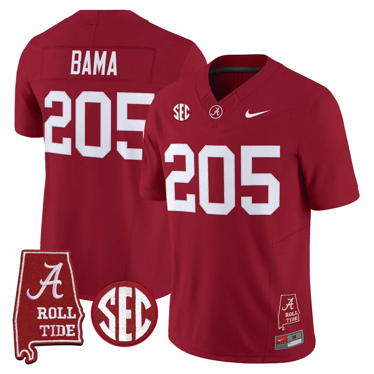 Men's Alabama Crimson Tide 2026 Map Crimson Jersey