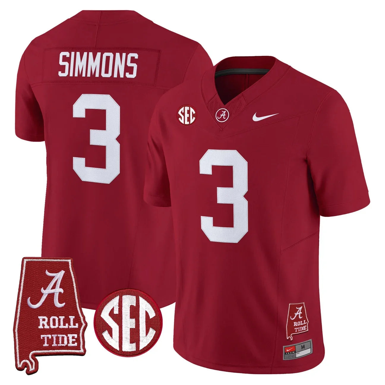 Men's Alabama Crimson Tide 2026 Map Vapor Limited Jersey