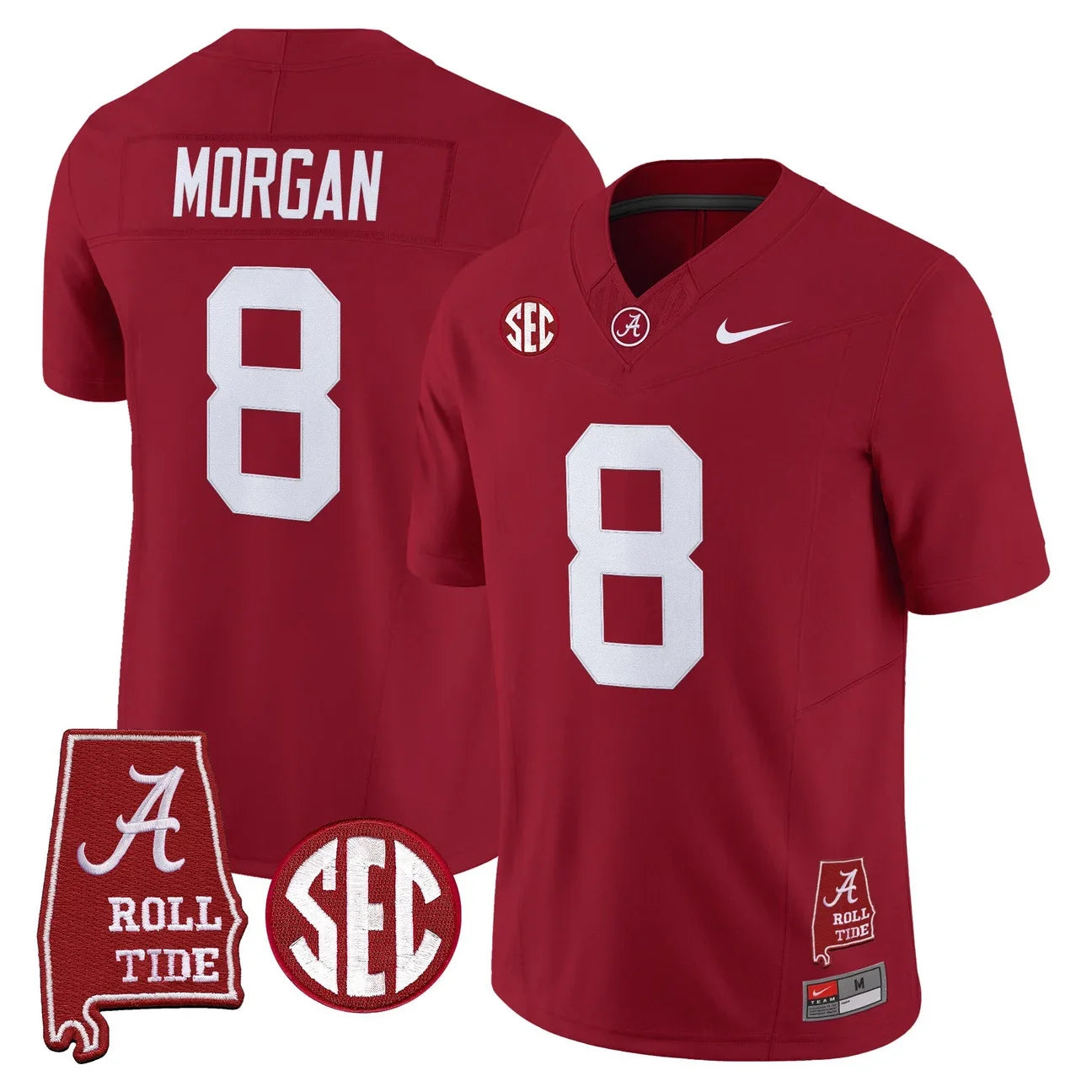 Men's Alabama Crimson Tide 2026 Vapor Limited Jersey - Alabama Map - All Stitched