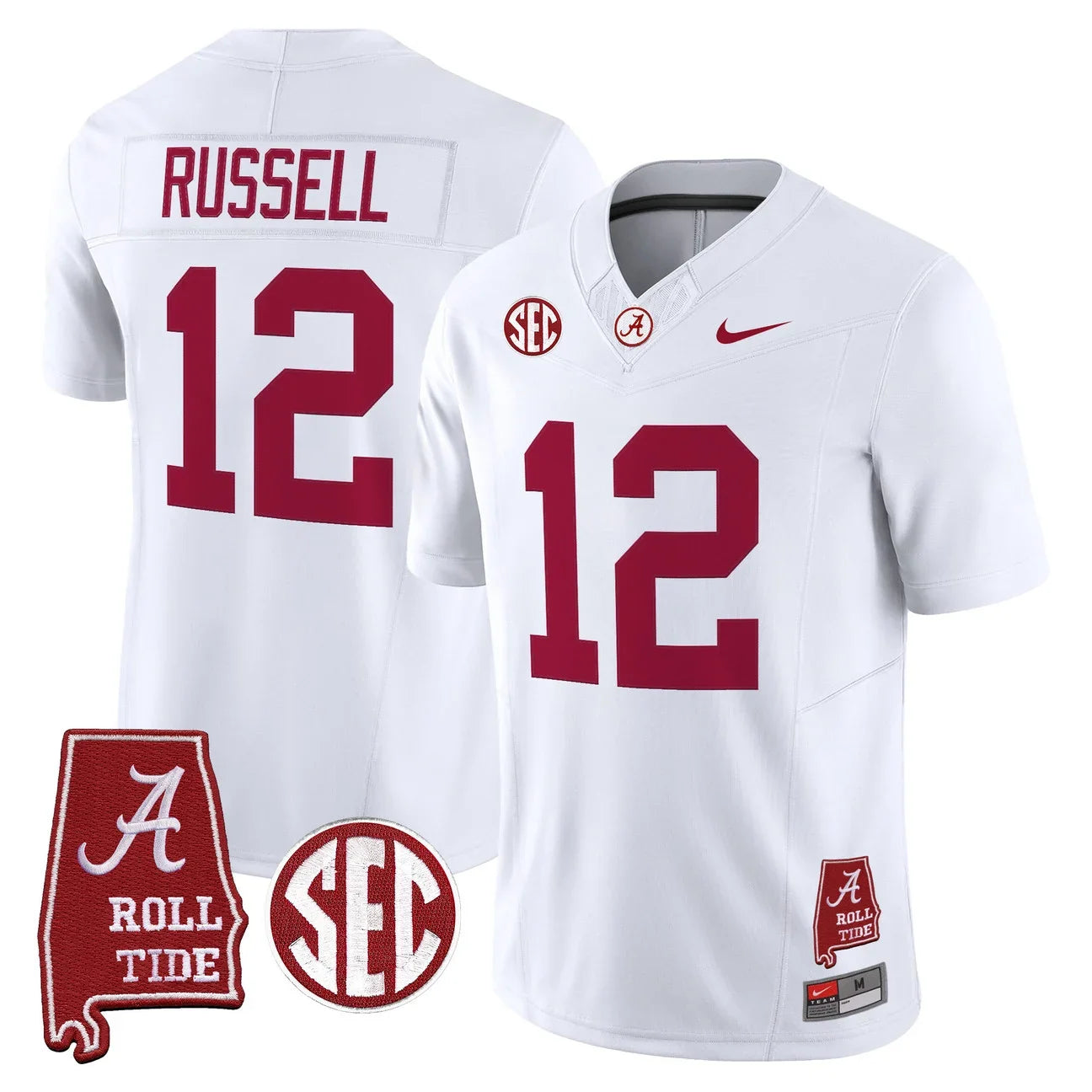 Men's Alabama Crimson Tide 2026 Vapor Limited Jersey - Alabama Map - All Stitched