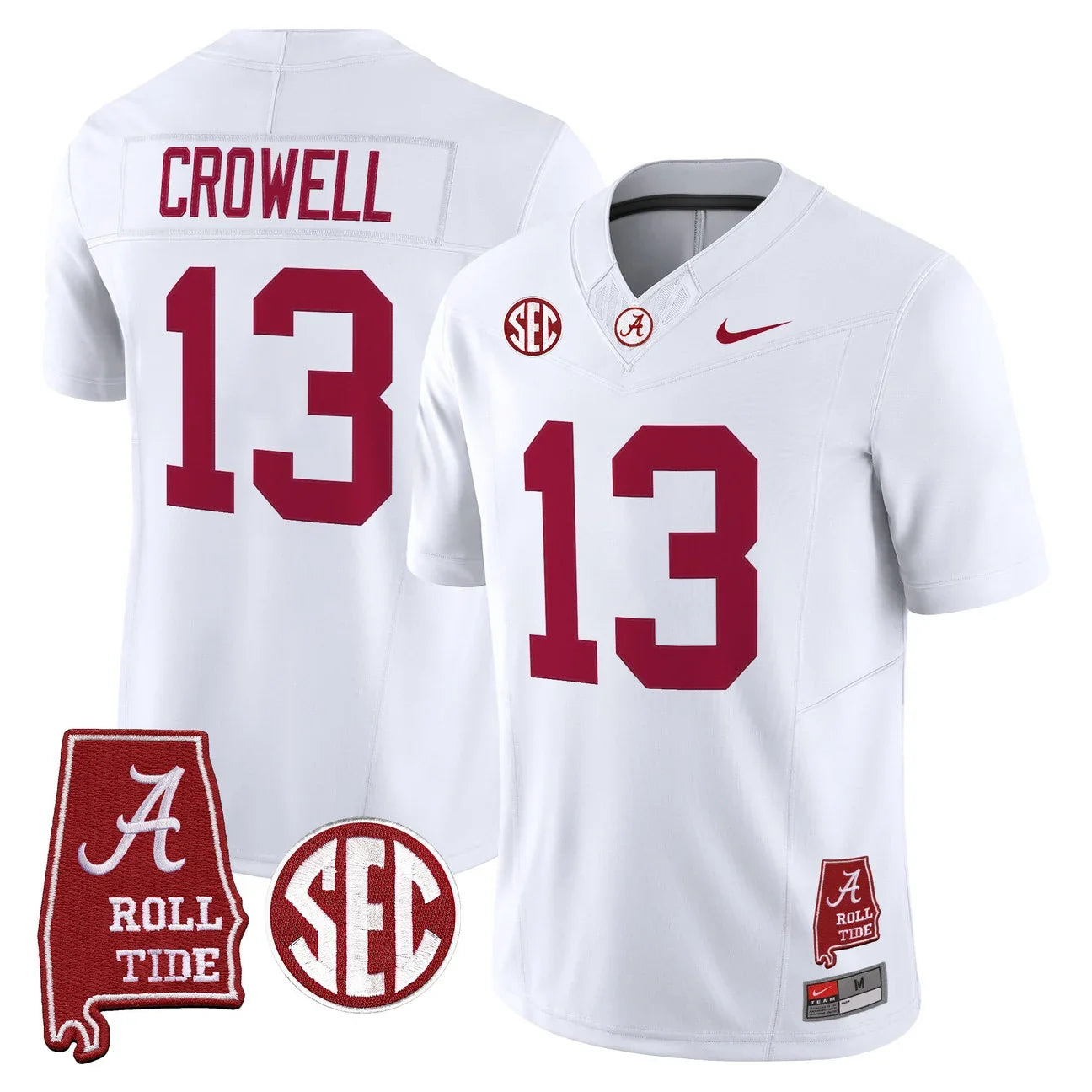 Men's Alabama Crimson Tide 2026 Vapor Limited Jersey - Alabama Map - All Stitched