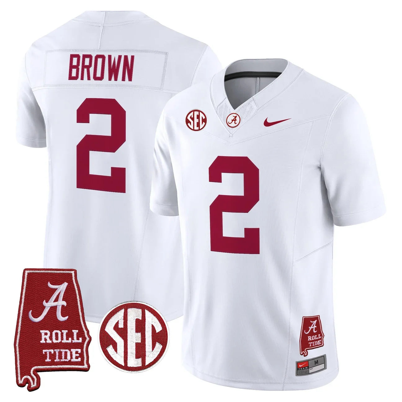 Men's Alabama Crimson Tide 2026 Vapor Limited Jersey - Alabama Map - All Stitched