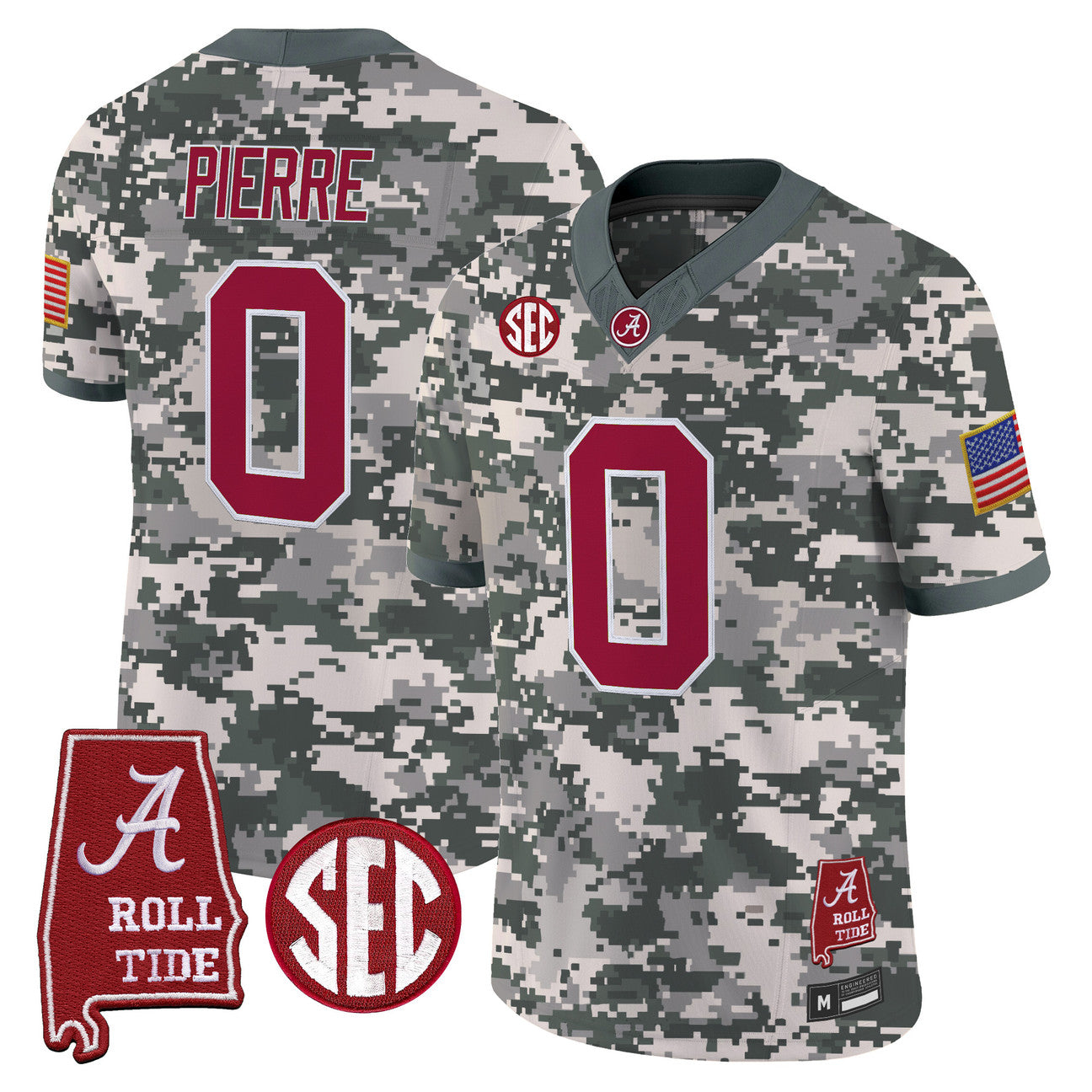 Alabama Camouflage Football Jersey 2026