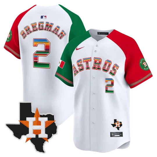 Men's Astros Mexico Texas Patch Vapor Premier Limited Jersey - All Stitched
